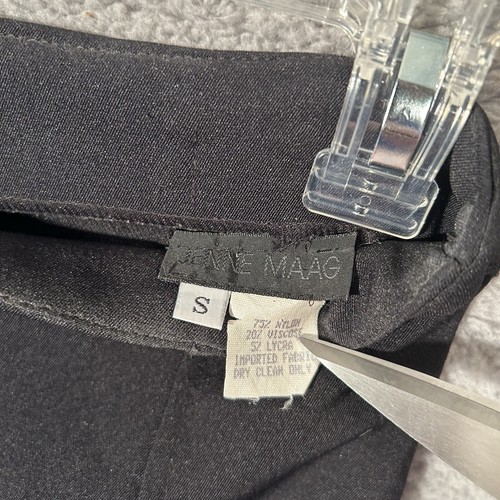 Jenne Maag Rear Zip Stretch Dress Pleated Dress Pants Women's S Black - Picture 3 of 8