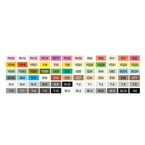 Copic Sketch Marker 72 Color Set C Premium Artist Markers - Picture 2 of 2