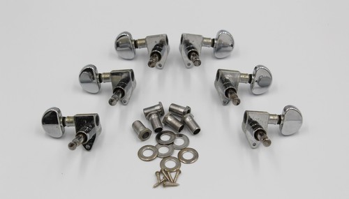 Standard GROVER Rotomatic 3x3 Tuners Chrome ~RELIC~ for Gibson Les Paul Standard - Picture 4 of 6