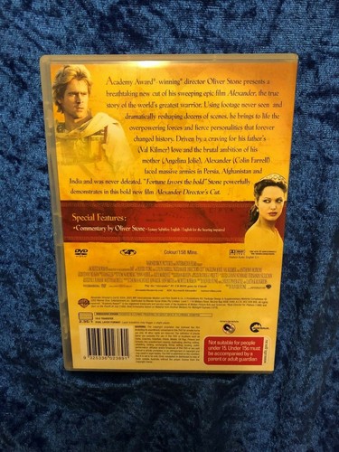 Alexander Director's Cut Region 4 DVD Free Postage - Picture 3 of 3
