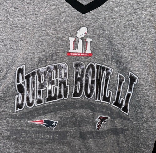 Super Bowl LI Women’s 3/4 Length Sleeve Shirt - Patriots vs Falcons - NFL - Picture 3 of 3
