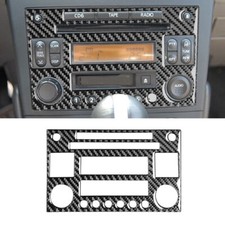 Radio interior de fibra de carbono con cubierta de reproductor de CD para Nissan 350Z 2003-2005