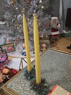 Vintage Nylon Permanent Candles 12" Tapers Refillable With Holders  Retro USA — photo 1