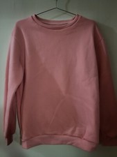 Pink Pullover Sweatshirt