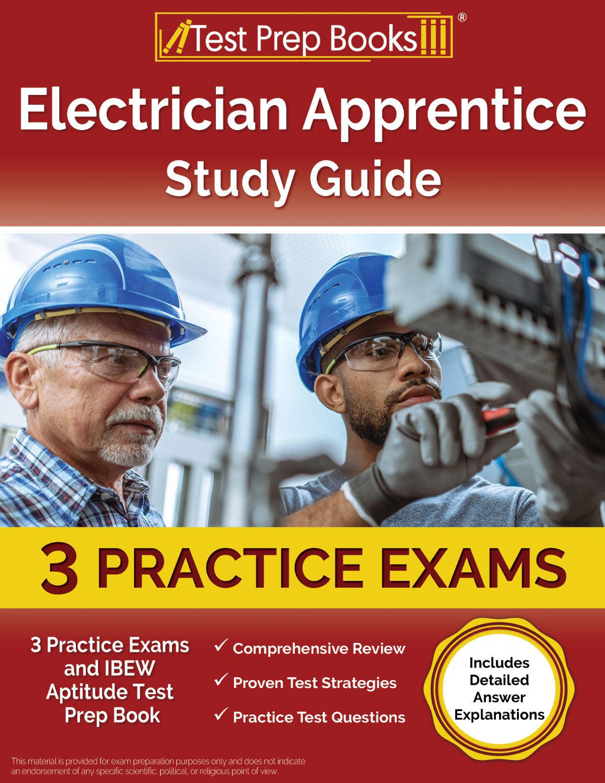 Electrician Apprentice Study Guide: 3 Practice Exams [Answer Explanations]  | eBay