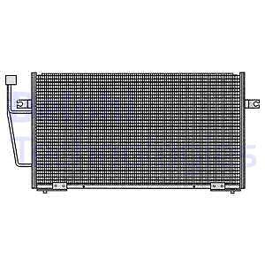 TSP0225204 DELPHI Condenser, air conditioning for VOLVO