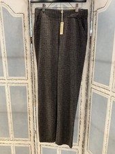 Max Studio slim trouser gray black multi size S NWT