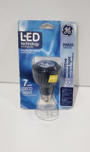 GE Flood Ligh Bulb (73716) PAR20 LED Technology Long Life Low Energy 7W Narrow