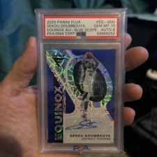 2020 Flux  sekou Doumbouya Blue scope Auto PSA10 
