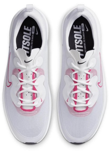NUOVE scarpe da golf Nike DA4117 105 Ace Summerlite bianche stringate da donna US 9 - Foto 7 di 9