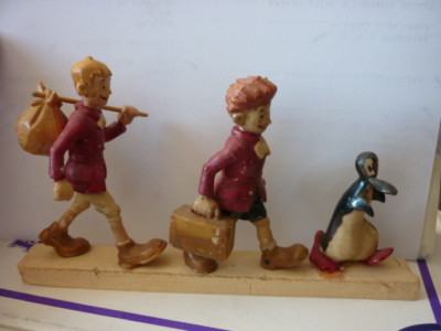 Ancienne Mascotte Publicitaire Alfred Saint Ogan – Figure En Composition