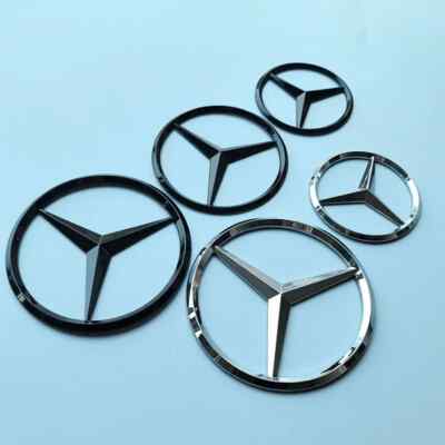 7cm 9cm 10.5cm Star Badge ABS Car Emblem Trunk Spare Tire Cover Engine Sticker