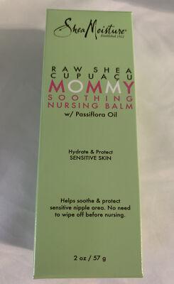 Shea moisture Shea Cupuacu Mommy Soothing Nursing Balm, 2 oz New In Box