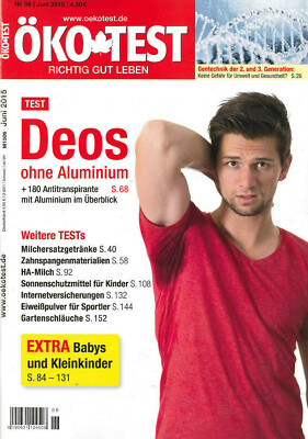 ÖKO-TEST - 6/2013 - Deos ohne Aluminium und weitere Tests
