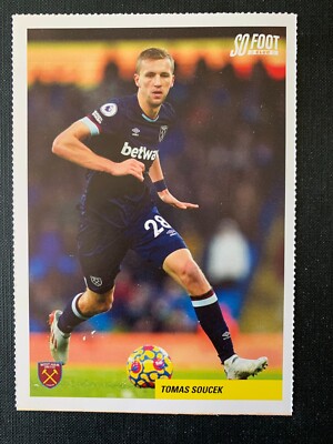 TOMAS SOUCEK, WEST HAM UNITED, RARE FOOTBALL ROOKIE CARD COLLECTOR