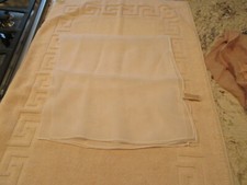 Pretty Ladies , Vintage , Fancy , SCARVES / WRAPS , White Polyester , 24"X26"