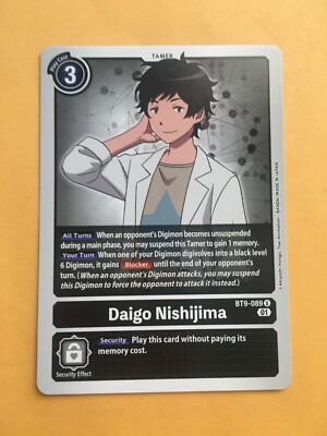 Daigo Nishijima BT9-089 U Digimon CCG | X Record Near Mint English