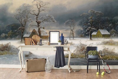 3D Landscape Oil Painting Wallpaper Wall Murals Removable Wallpaper 650