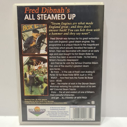 Fred Dibnah's Steam Trains Railway DVD All Steamed Up Steam Engines England - Picture 3 of 11