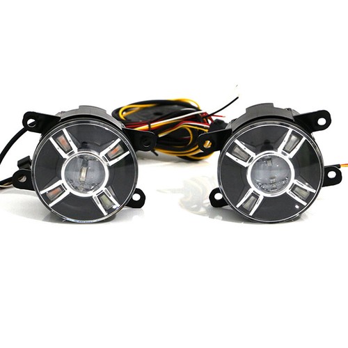 2PCS Durable Car Fog LED Projector Lens Headlight Driving Spot Lamps Turn Signal - Picture 9 of 11