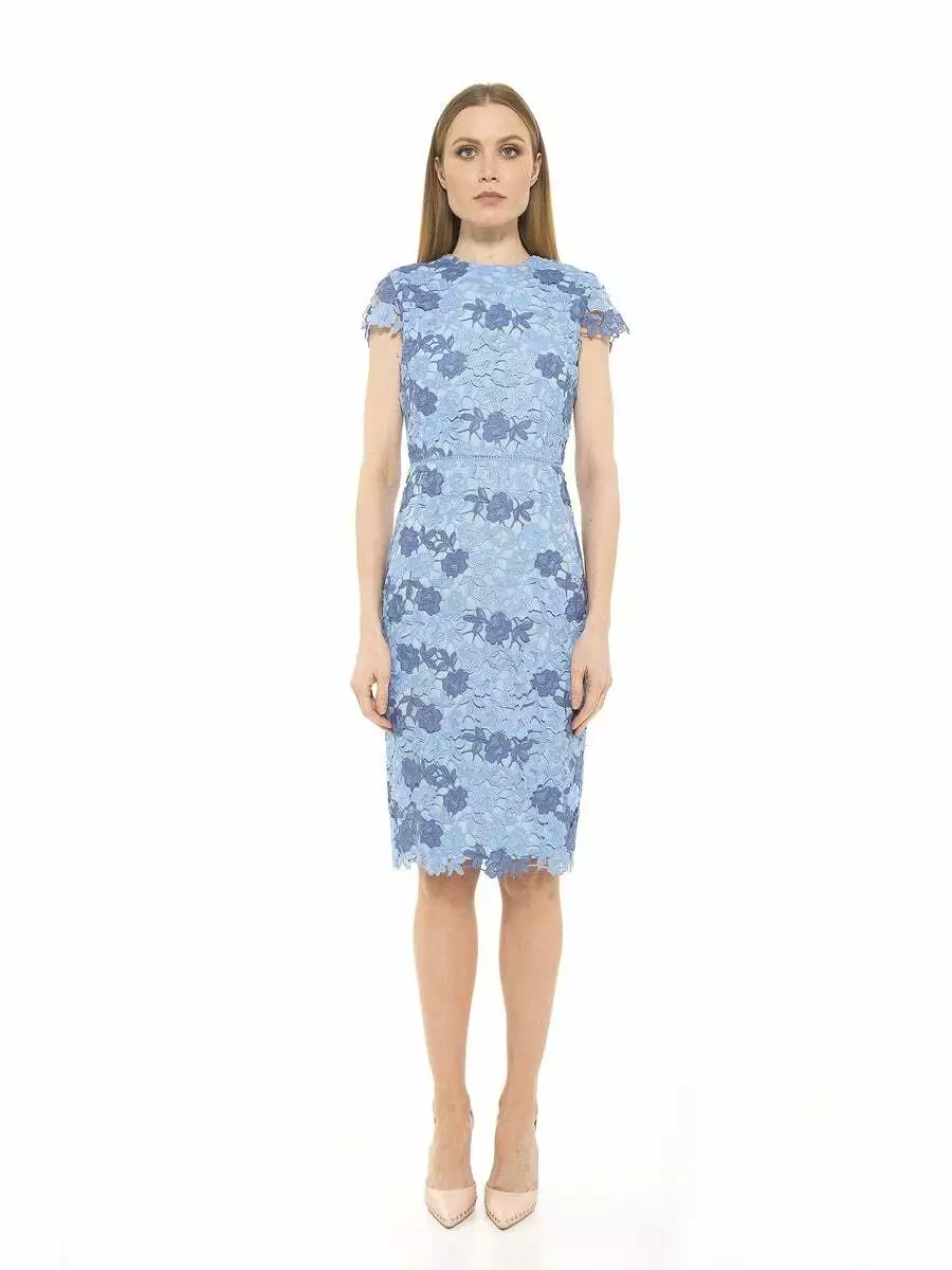 Alexia admor floral 2025 lace midi dress