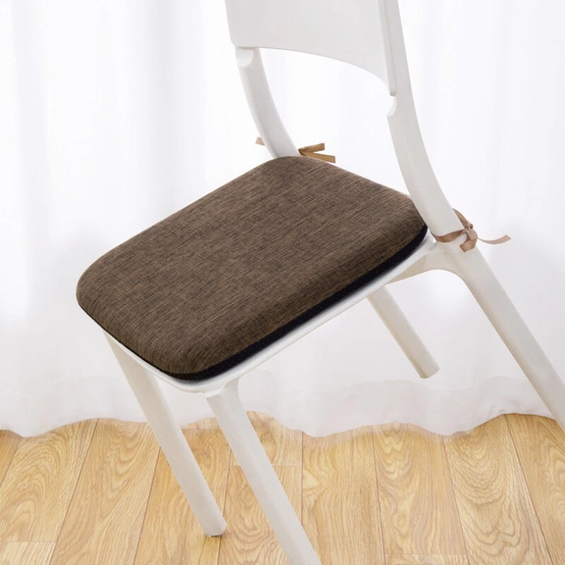 1 X Cojín de espuma viscoelástica engrosado silla de oficina taburete de aula alfombrilla de asiento almohadilla suave Foto 3 de 4