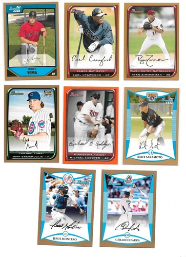Bowman Baseball Parallel Inserts - Various Years - You Pick, Choose - Picture 84 of 87