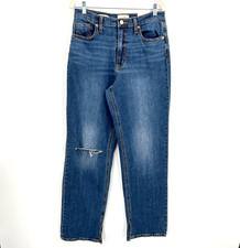 Universal Thread Vintage Straight Jeans Womens 8 29 High Rise Distressed Ankle