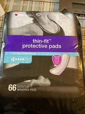 Health Women's Protective Pads, Moderate Absorbency  (66 Wrapped Pads)