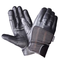 3S Tactical Leather Full Finger Wheel Chair Glove