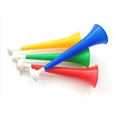 2-Pack Trumpet Horns – Party Noise Makers, Lightweight, Assorted Colors, Great For Games