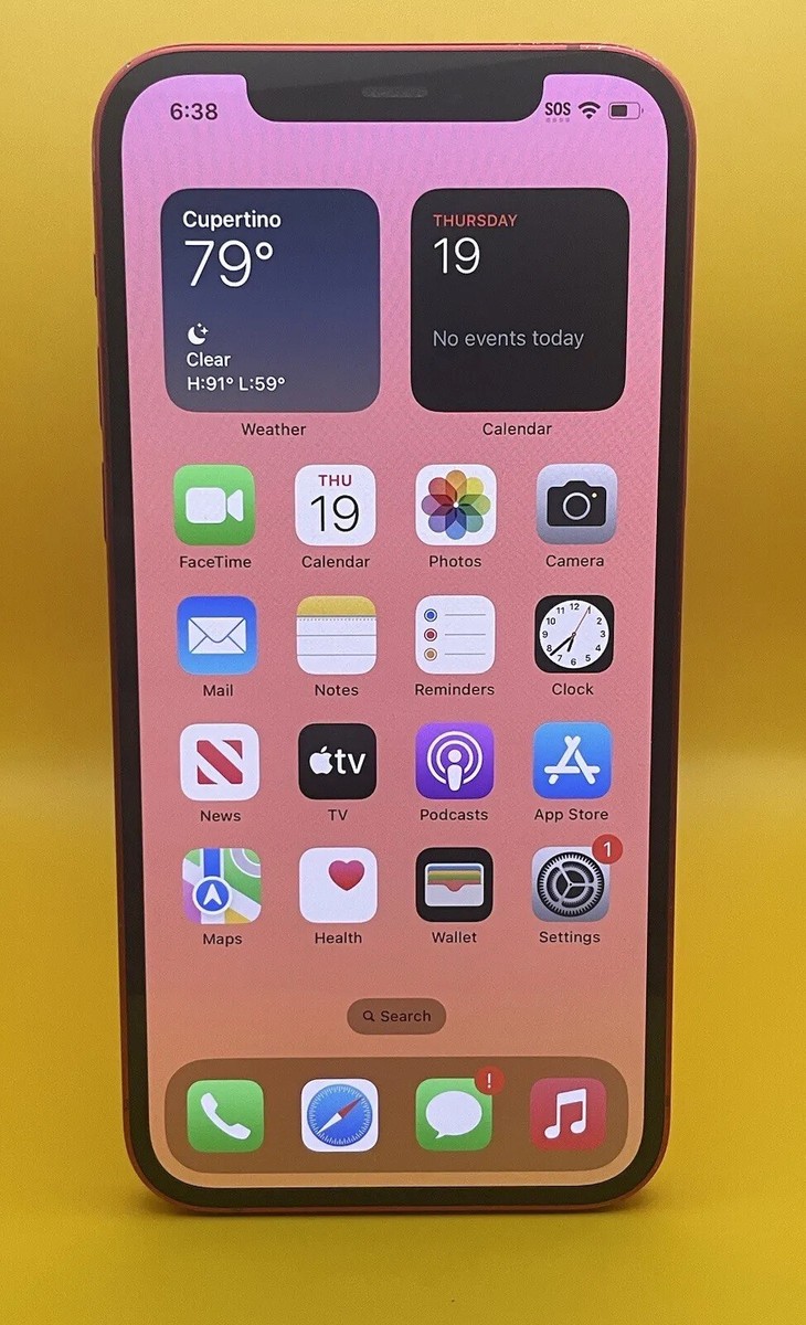 APPLE IPHONE 12 UNLOCKED 64GB PRODUCT RED VERY GOOD CONDITION FAST