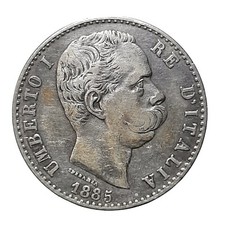 [NC] UMBERTO I - 2 LIRE 1885 - RARA!! (nc233b)
