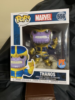 Funko Pop! Thanos 6'' Snap PX Previews Marvel 80 Years Guardians Pop #556