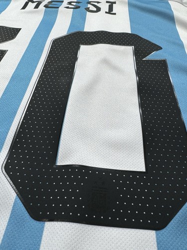 2022/23 Argentina Home Jersey #10 Messi Medium World Cup Champions 3 STAR kit - Picture 17 of 21