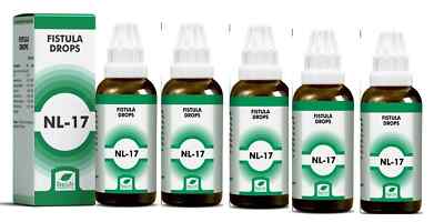 5 X New Life NL-17 Fistula Drops 30ml Each   Anal Discomfort Relief   Free Ship