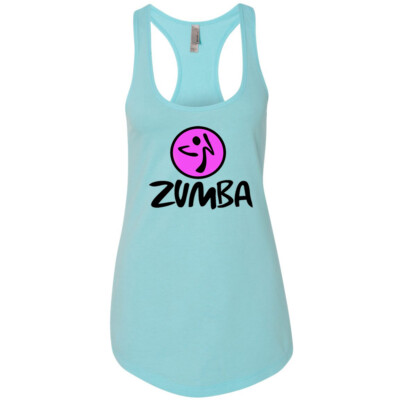NEW! Zumba Instructor Fun Colorful Pink Logo Women T-shirts Tank Tops S-2XL  - Main Image