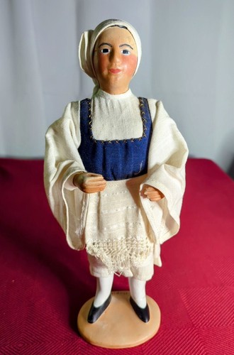 Set Donna Uomo Argilla Figure Arte Popolare Greca Dora Parigi * Vedi Dettagli - Foto 3 di 16