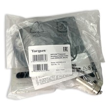 Targus ASP66GLX-S Defcon Serialized Combo Cable Lock w/ Desk Anchors 6.5'