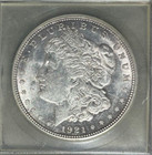 1921-D MORGAN SILVER DOLLAR~ "IN 3RD WORLD HOLDER"