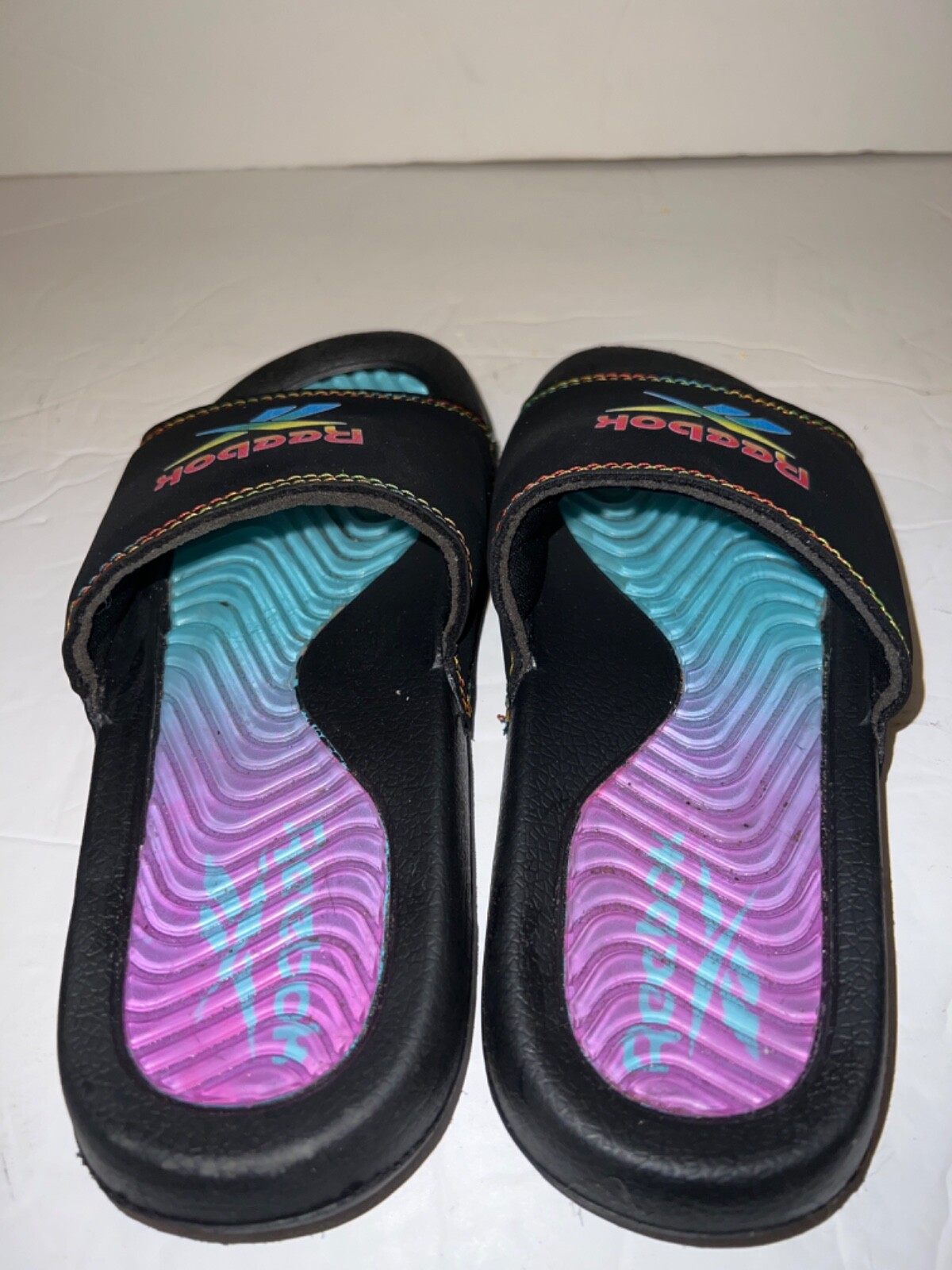 Reebok Women Classic Slide Sandal Flip Flops Pixel Br… Gem