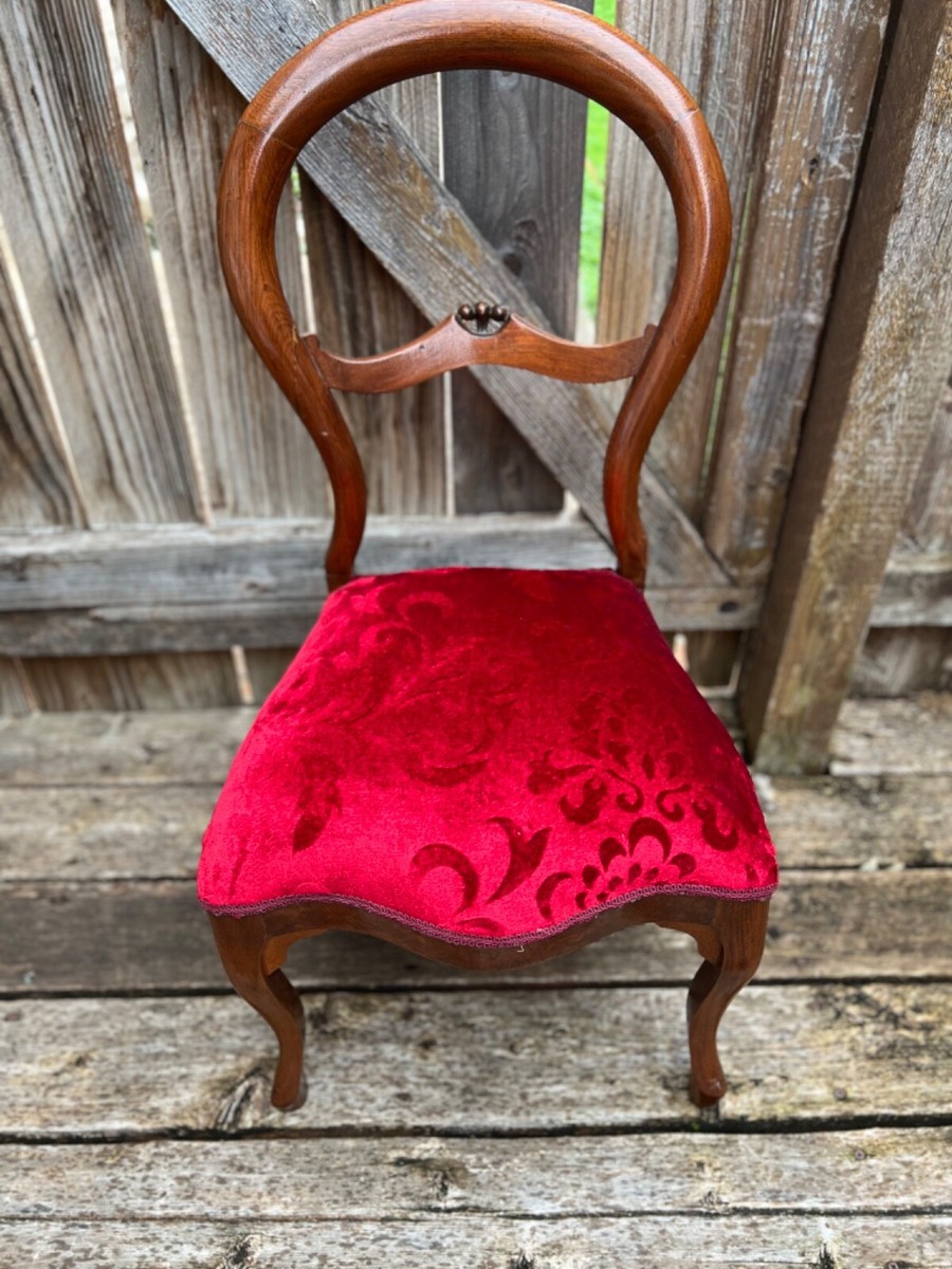 Antique Single Balloon Back Chair | eBay
