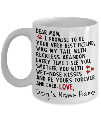 dear dog mum mug