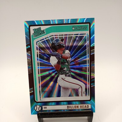 Dillon Head Rated Prospect 2024 donruss AQUA LASER SP 137/249 BASEBALL PADRES