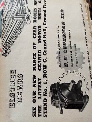 Da12a Ephemera Technik Werbung 1959 S E Operman Boreham Woods 