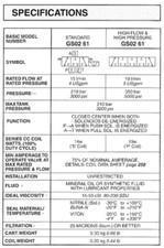 STERLING GS026100N 3/3 CLOSED CENTER CARTRIDGE VALVE