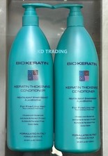  2-Pk BIO KERATIN Protein Botanical Argan THICKENING CONDITIONER Fine Limp Hair