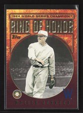 2009 Topps Ring of Honor #RH84 Walter Johnson Washington Senators