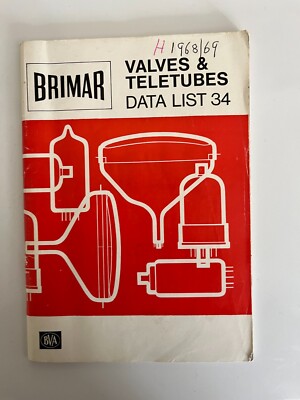 BRIMAR VENTILE UND TELETUBES DATENLISTE 34 1969/69