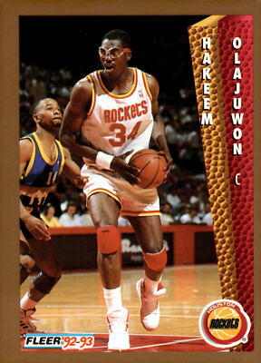 1992-93 Fleer Drake's Hakeem Olajuwon